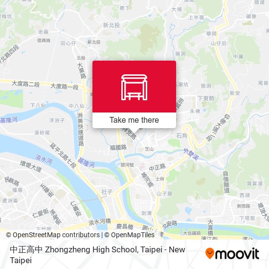 中正高中 Zhongzheng High School map