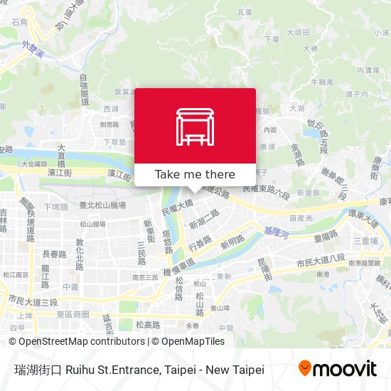 瑞湖街口 Ruihu St.Entrance map
