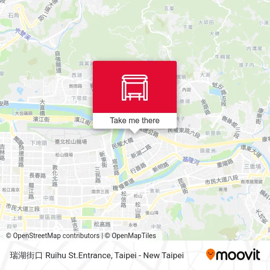 瑞湖街口 Ruihu St.Entrance map