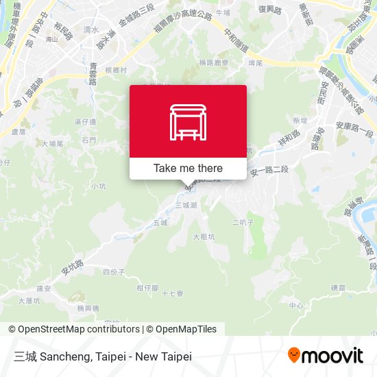 三城 Sancheng map