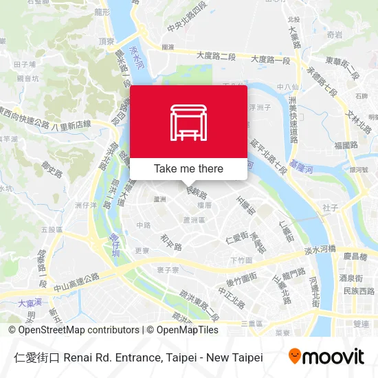 仁愛街口 Renai Rd. Entrance map