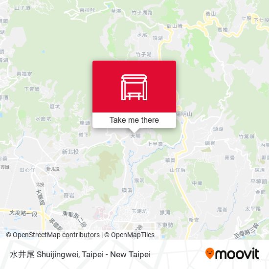 水井尾 Shuijingwei map