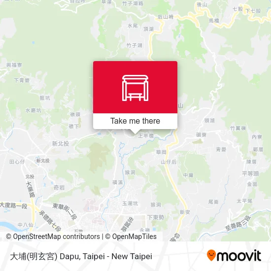 大埔(明玄宮) Dapu map