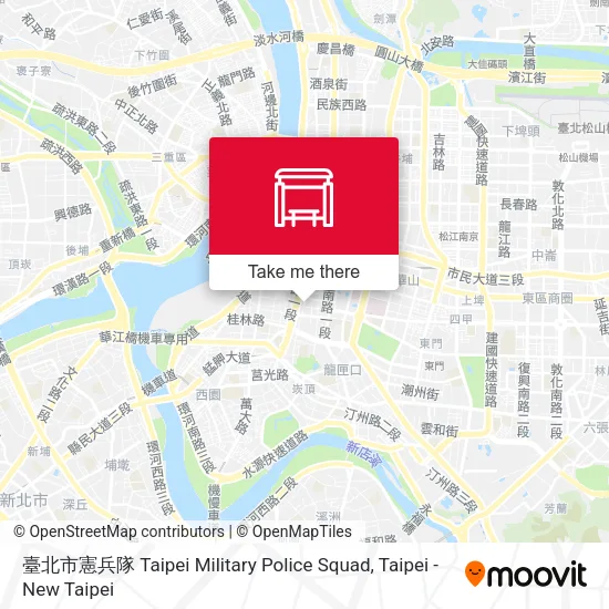 臺北市憲兵隊 Taipei Military Police Squad map