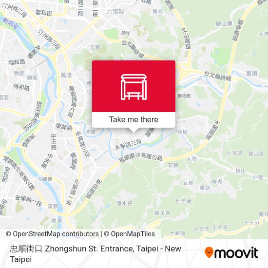 忠順街口 Zhongshun St. Entrance地圖