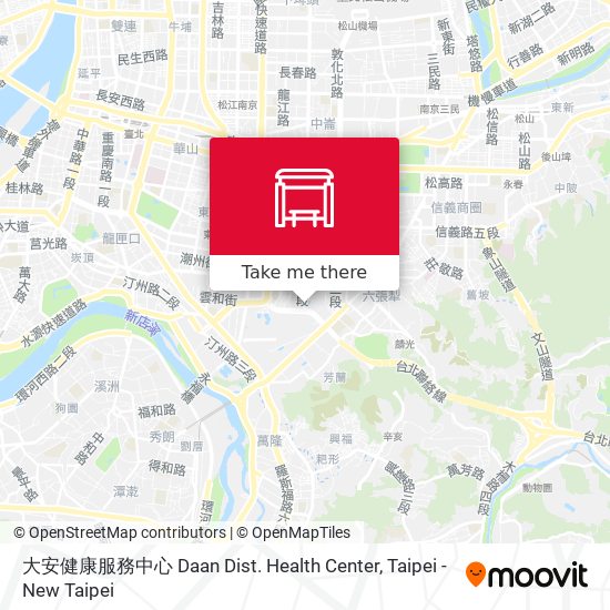 大安健康服務中心 Daan Dist. Health Center地圖