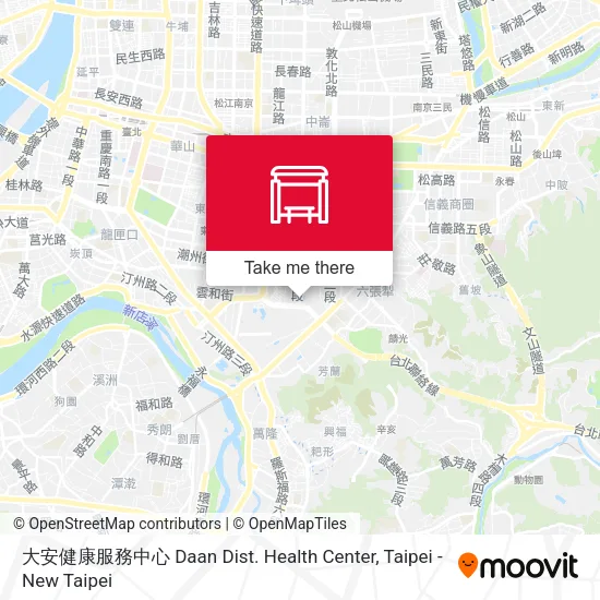 大安健康服務中心 Daan Dist. Health Center地圖