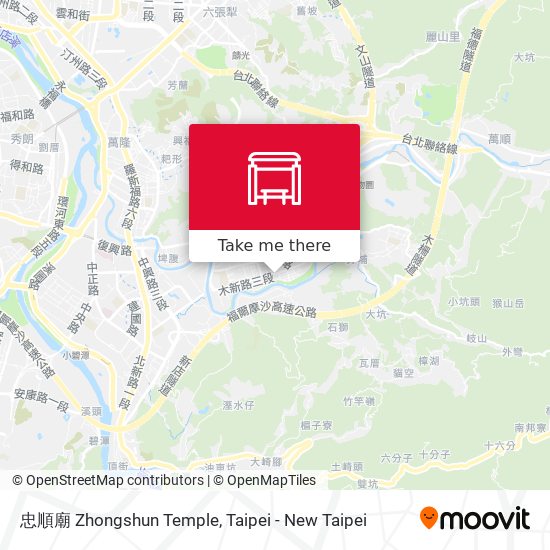忠順廟 Zhongshun Temple地圖