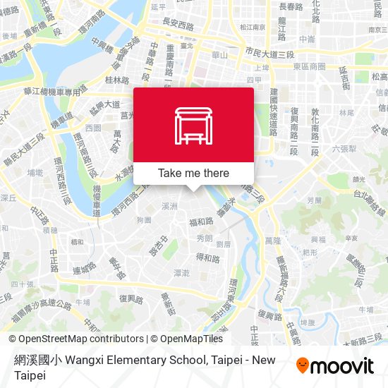 網溪國小 Wangxi Elementary School map