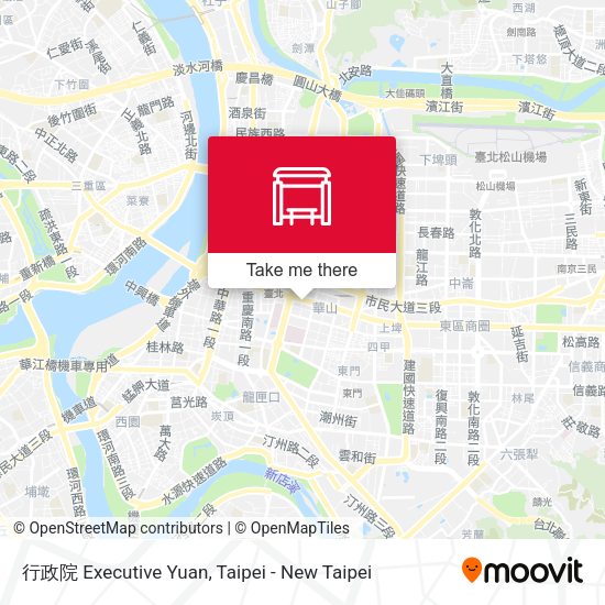 行政院 Executive Yuan地圖