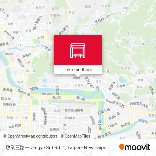 敬業三路一 Jingye 3rd Rd. 1 map