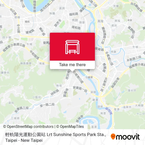 輕軌陽光運動公園站 Lrt Sunshine Sports Park Sta. map