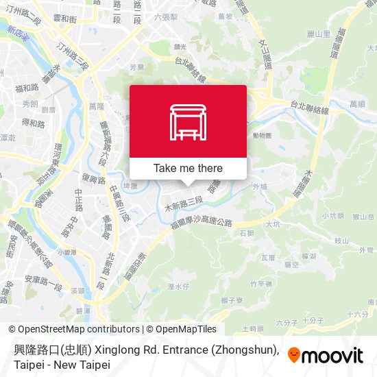 興隆路口(忠順) Xinglong Rd. Entrance (Zhongshun) map