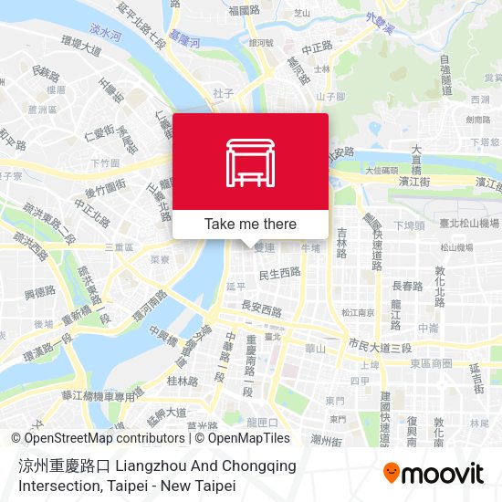 涼州重慶路口 Liangzhou And Chongqing Intersection map