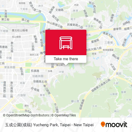 玉成公園(成福) Yucheng Park map