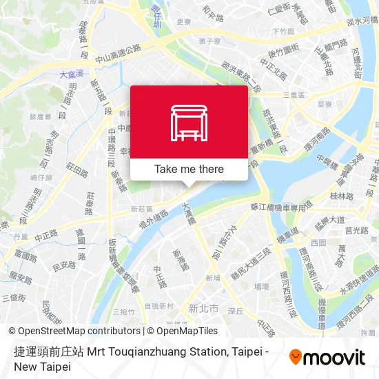 捷運頭前庄站 Mrt Touqianzhuang Station map
