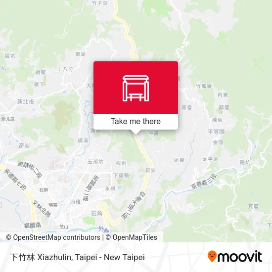 下竹林 Xiazhulin map