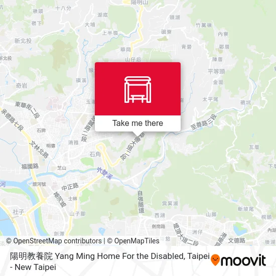 陽明教養院 Yang Ming Home For the Disabled map