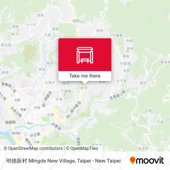明德新村 Mingde New Village map
