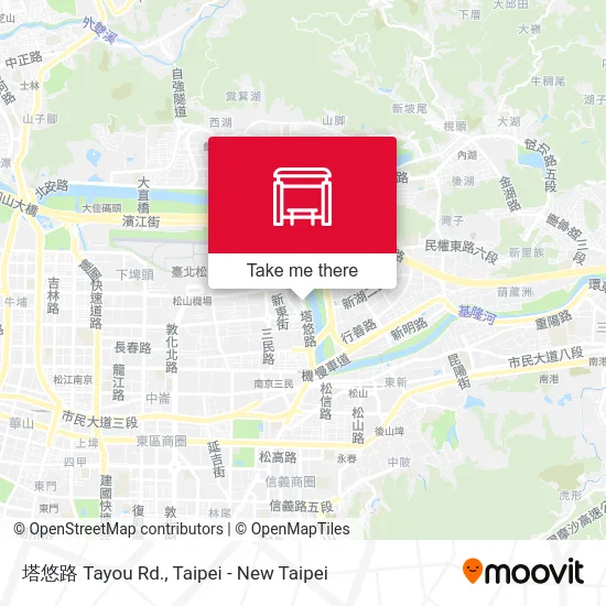 塔悠路 Tayou Rd. map