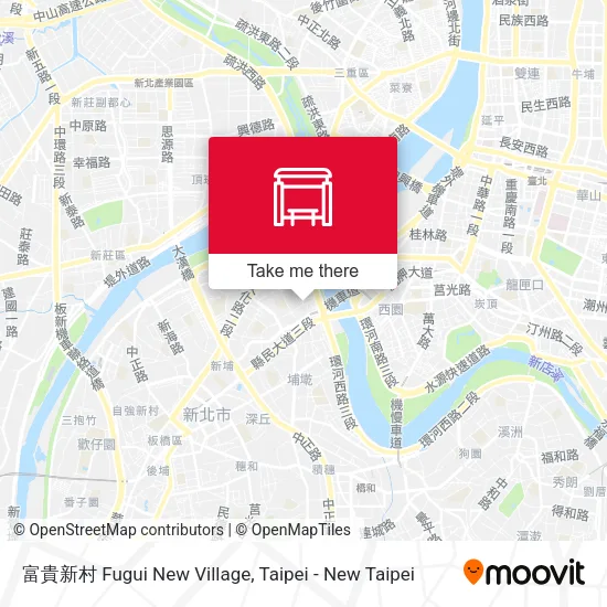 富貴新村 Fugui New Village map