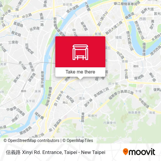 信義路 Xinyi Rd. Entrance map