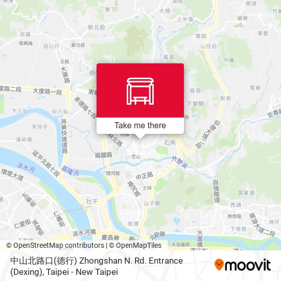 中山北路口(德行) Zhongshan N. Rd. Entrance (Dexing)地圖