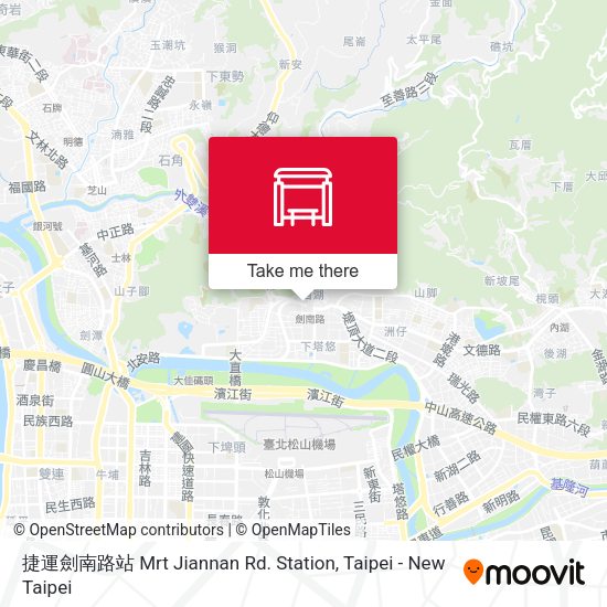 捷運劍南路站 Mrt Jiannan Rd. Station地圖