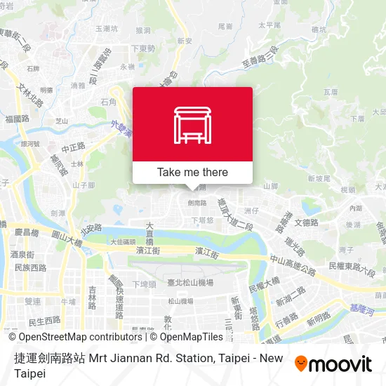 捷運劍南路站 Mrt Jiannan Rd. Station map