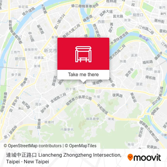 連城中正路口 Liancheng Zhongzheng Intersection map