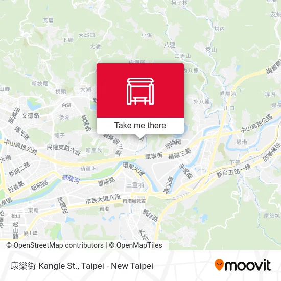 康樂街 Kangle St. map