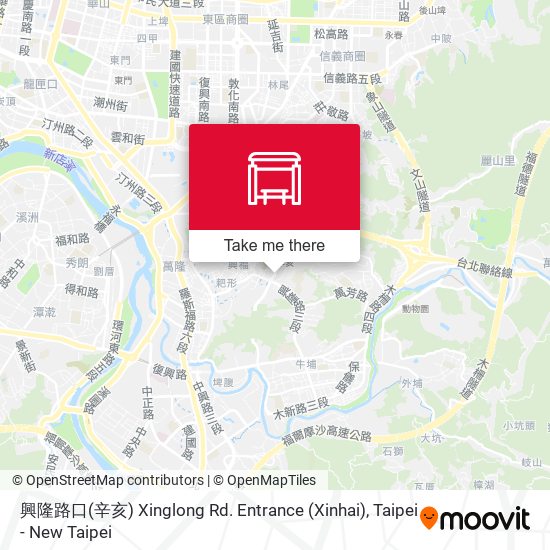 興隆路口(辛亥) Xinglong Rd. Entrance (Xinhai) map