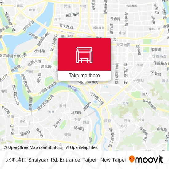 水源路口 Shuiyuan Rd. Entrance地圖