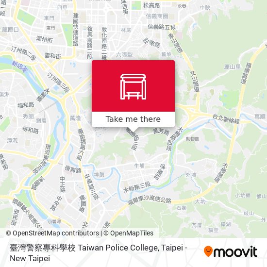 臺灣警察專科學校 Taiwan Police College map