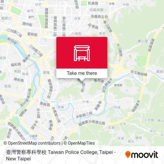 臺灣警察專科學校 Taiwan Police College地圖