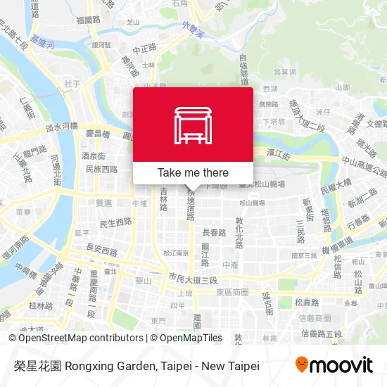榮星花園 Rongxing Garden map