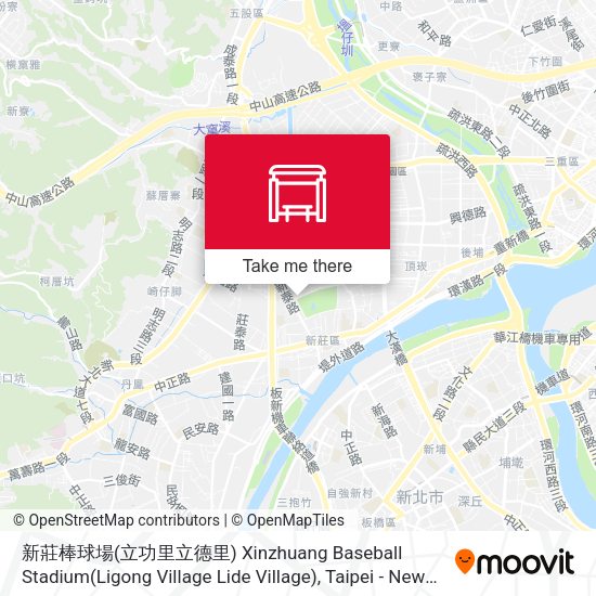 新莊棒球場(立功里立德里) Xinzhuang Baseball Stadium(Ligong Village Lide Village)地圖