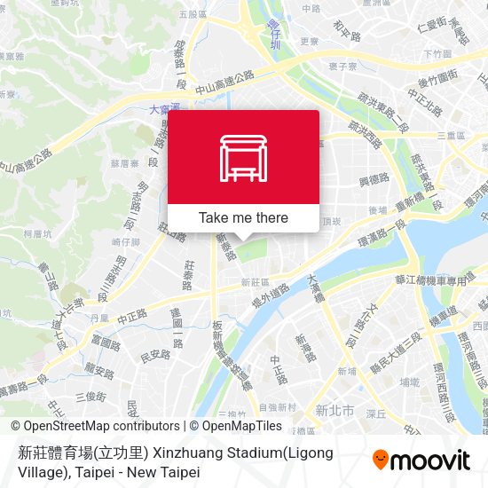 新莊體育場(立功里) Xinzhuang Stadium(Ligong Village)地圖