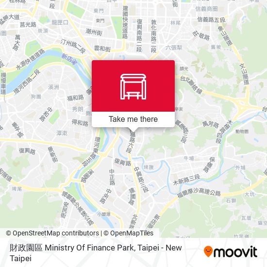 財政園區 Ministry Of Finance Park map