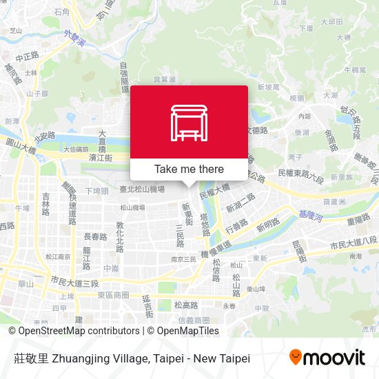 莊敬里 Zhuangjing Village map