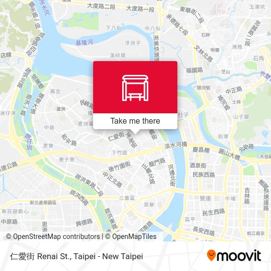 仁愛街 Renai St. map