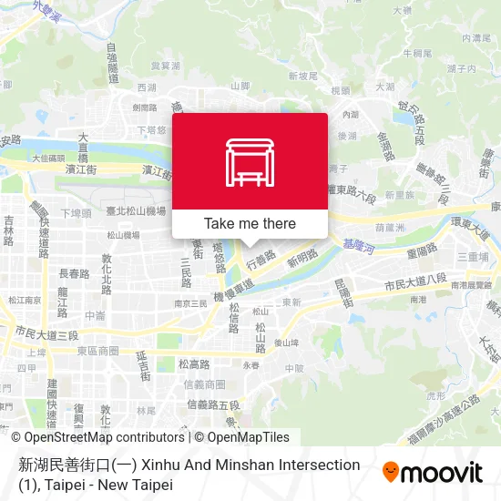 新湖民善街口(一) Xinhu And Minshan Intersection (1) map