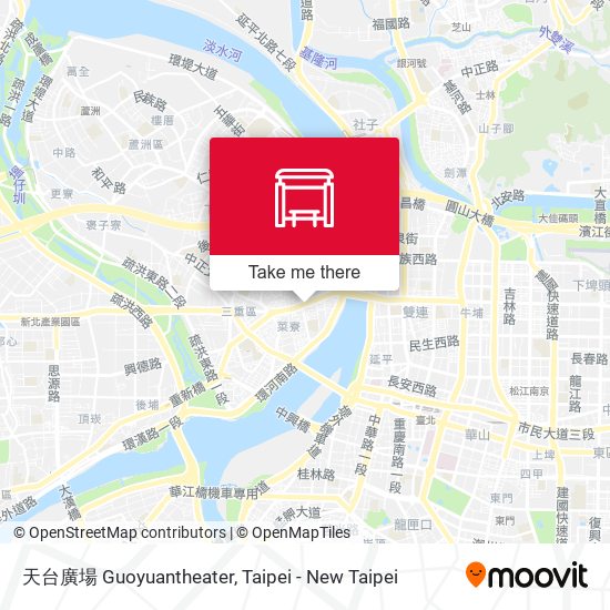 天台廣場 Guoyuantheater map