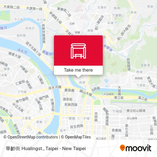 華齡街 Hualingst. map