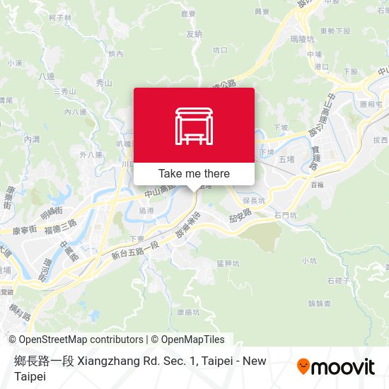 鄉長路一段 Xiangzhang Rd. Sec. 1 map