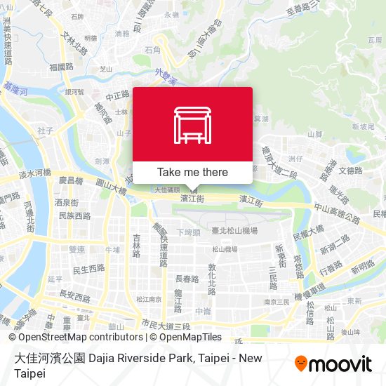 大佳河濱公園 Dajia Riverside Park map