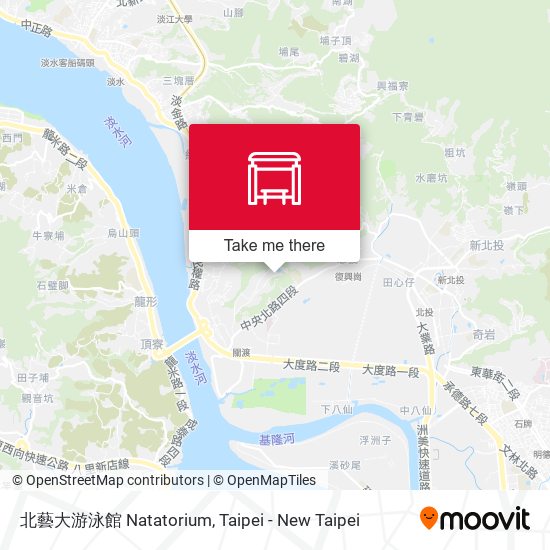 北藝大游泳館 Natatorium map