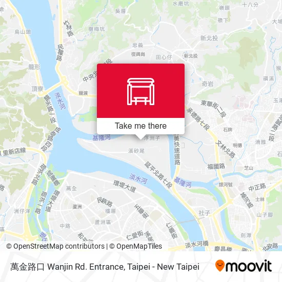 萬金路口 Wanjin Rd. Entrance map