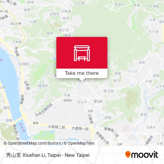 秀山里 Xiushan Li map