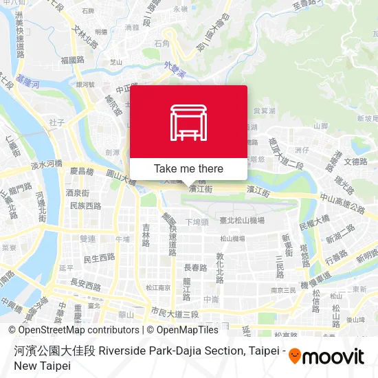 河濱公園大佳段 Riverside Park-Dajia Section地圖